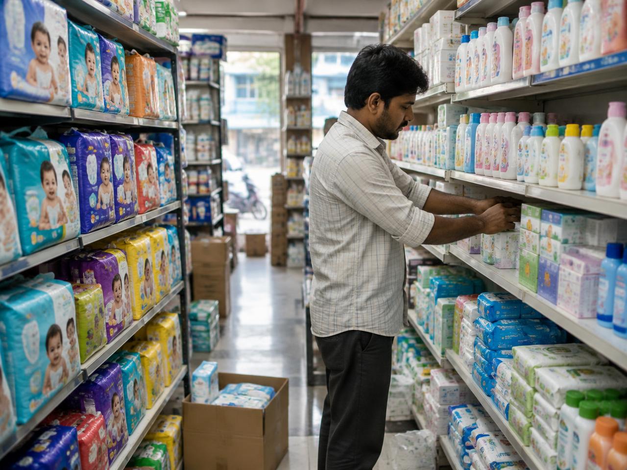 Baby Care & Feminine Hygiene distribution in India