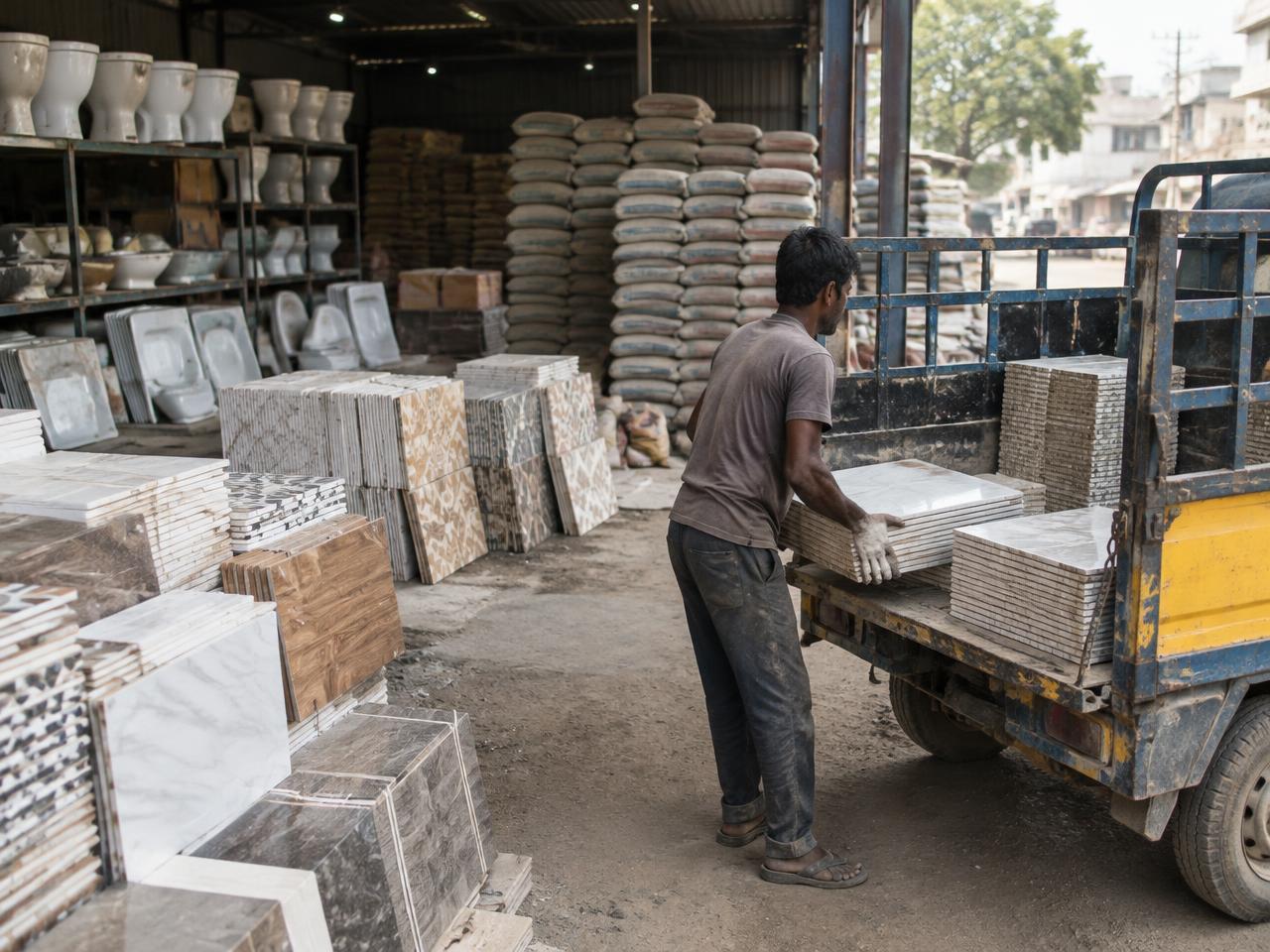 Building Materials, Sanitaryware & Tiles distribution in India