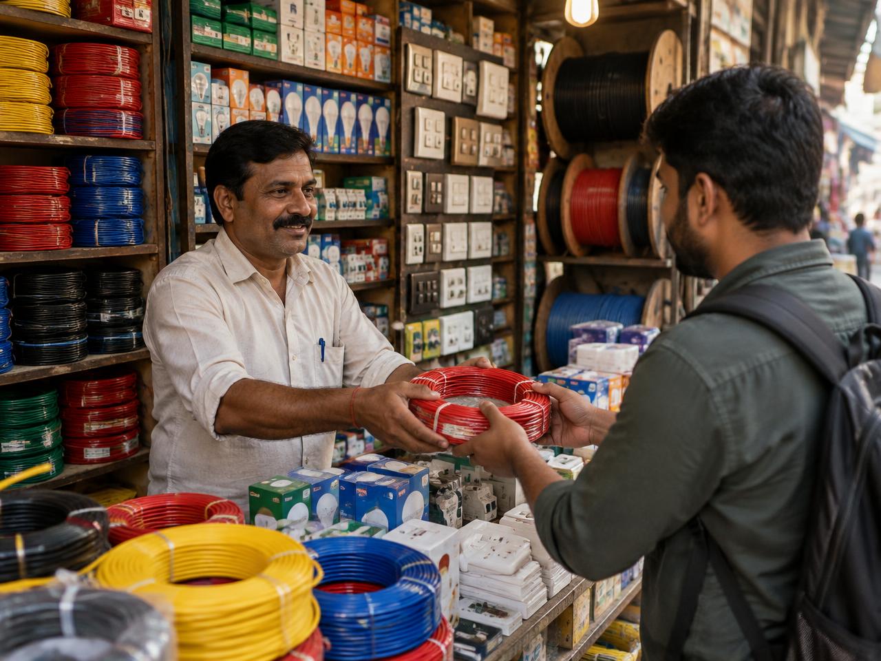 Electricals, Lighting, Wires & Cables distribution in India