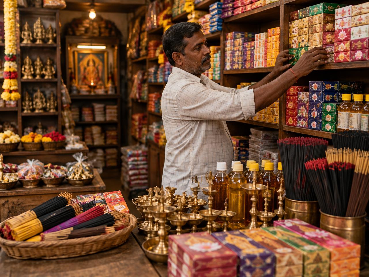 Pooja Goods, Incense & Fragrance distribution in India